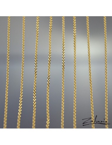 Chain 1,1 mm, gold-plated