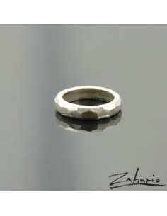 Pierścień Geometryczny Srebro