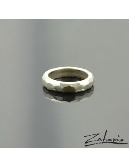 Ring Geometric Silver