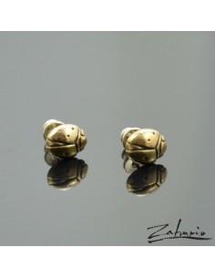 Earrings Ladybugs Bronze 2