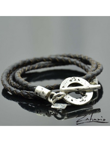 Bracelet Triple Strap Silver