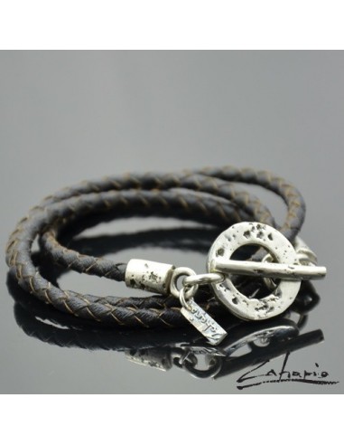 Bracelet Triple Strap Silver