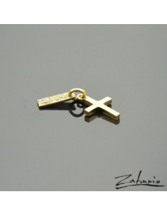 Pendant Small Cross Bronze