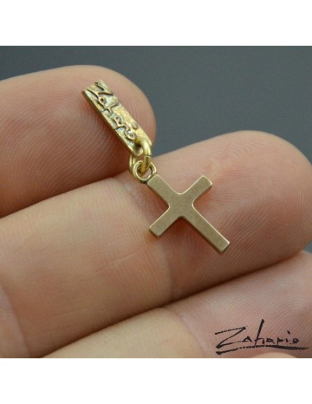Pendant Small Cross Bronze
