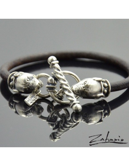 Bracelet Wolves Silver