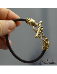 Bransoletka Wilczki Brąz 2