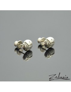 Earrings Ladybugs Silver