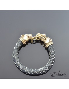Bracelet Wolves Large Bronze