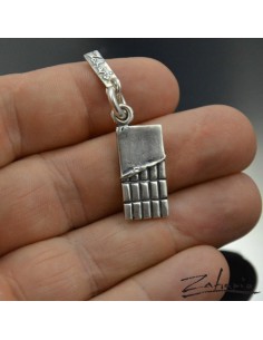 Pendant Chocolate Silver 2