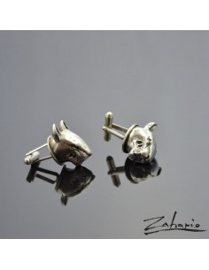 Spinki Bulteriery Srebro 2