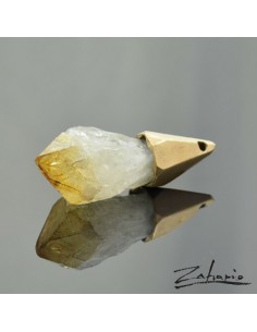 Pendant Citrine Bronze