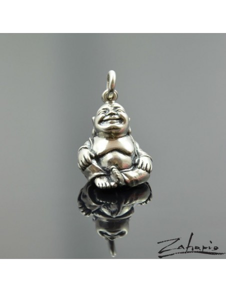 Pendant Laughing Buddha Silver