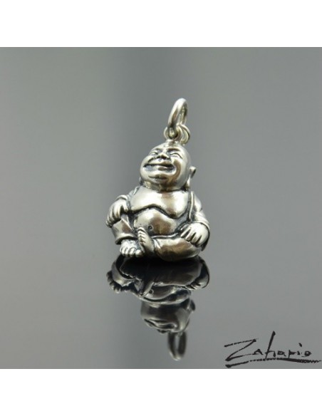 Pendant Laughing Buddha Silver