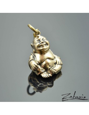 Pendant Laughing Buddha Bronze