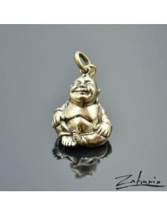 Pendant Laughing Buddha Bronze 2