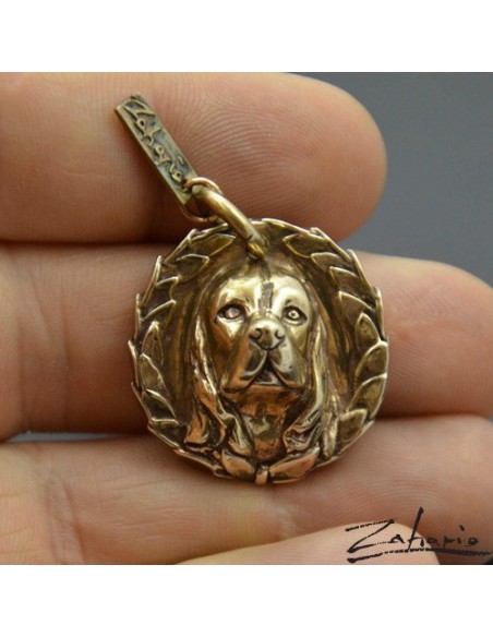 Wisior Spaniel Brąz