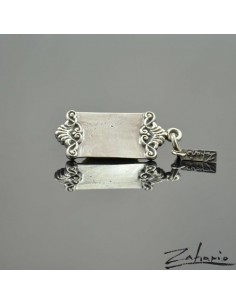 Pendant Xeranthemum Decorated Silver