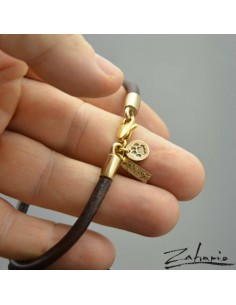 Bransoletka Kocia Łapka Brąz