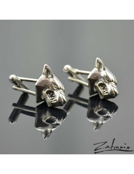 Cufflinks Wolfs Silver