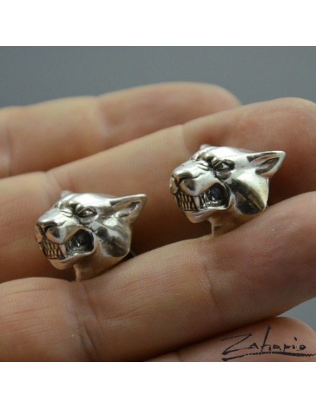 Cufflinks Wolfs Silver