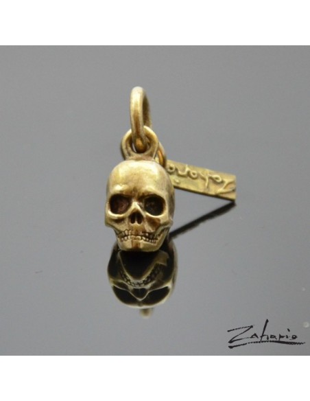 Pendant Skull Bronze