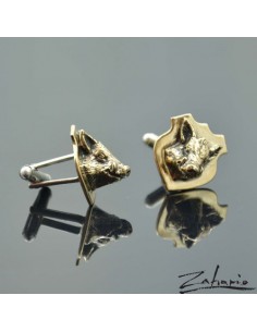 Spinki Dziki Brąz 2