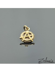 Pendant Anarchist Sign Bronze