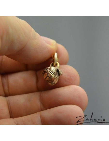 Pendant Pug Bronze