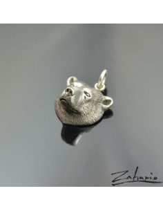 Pendant Bear Silver 2