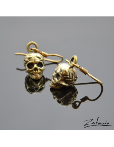 Kolczyki Czaszki Zwycięzcy Brąz
