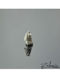 Pendant Shuttlecock Silver