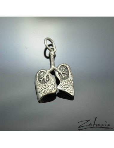 Pendant Lungs Silver
