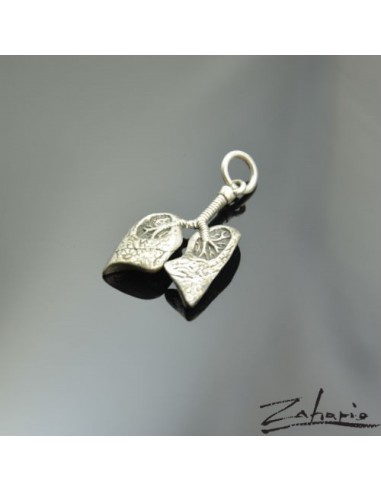 Pendant Lungs Silver