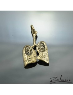 Pendant Lungs Bronze