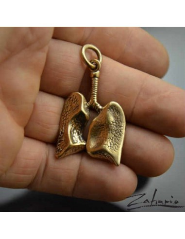 Wisiorek Płuca Brąz