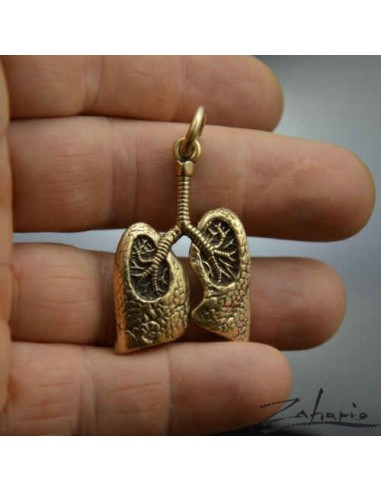 Wisiorek Płuca Brąz