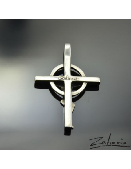 Pendant Cross with Jesus Silver