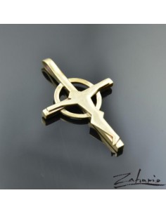 Pendant Cross with Jesus Bronze 2