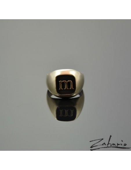 Pierścień "M" Brąz