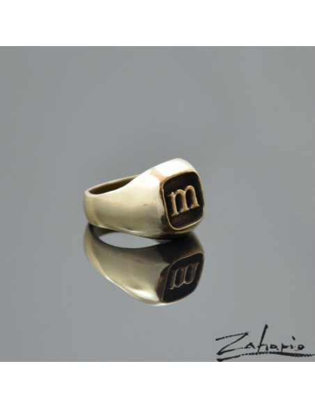 Pierścień "M" Brąz