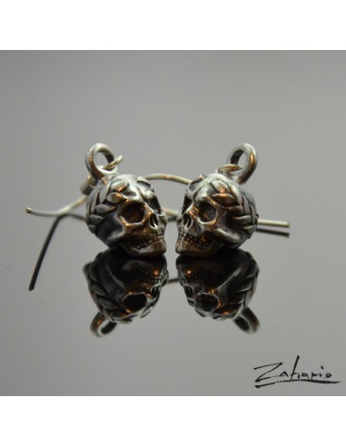 Kolczyki Czaszki Zwycięzcy Srebro