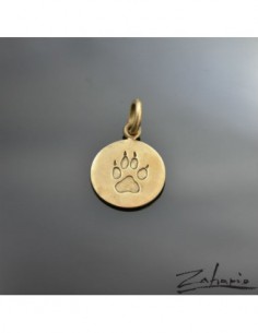 Pendant Big Dog Paw Bronze