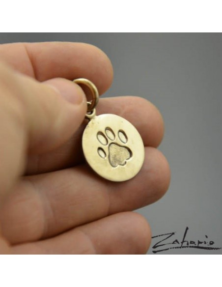 Pendant Big Cat Paw Bronze