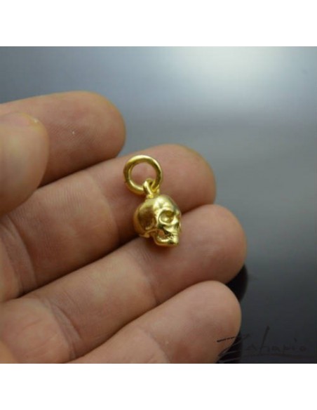 Pendant Skull Gold Plated 24k