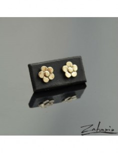 Earrings Flower Bronze