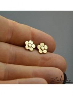 Earrings Flower Bronze 2