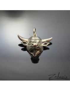 Pendant Bull's Head Silver