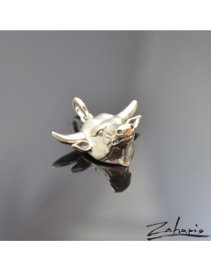 Pendant Bull's Head Silver 2