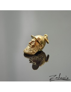Pendant Bearded Thug Bronze 2
