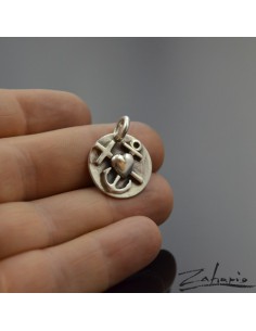Pendant Silver Marine Symbol 2